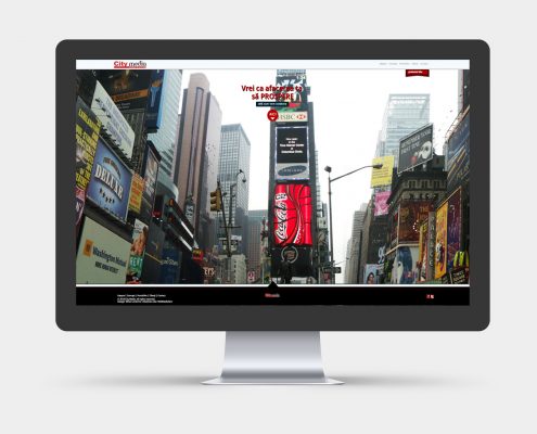 website design for outdoor advertising company