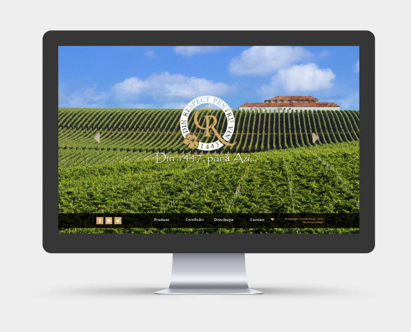 esign website for wine cellar - Recas